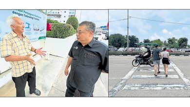 Photo of 停用斑马线没清除 赛阿都阿兹路安全隐忧