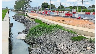 Photo of 地下水管爆裂致沟墙坍塌 发展商赶雨季前修复