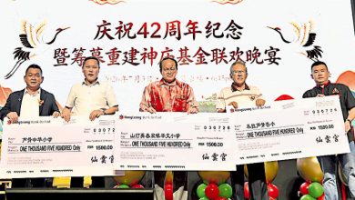 Photo of 充芦骨仙云宫建庙金 希盟领袖合捐1.3万