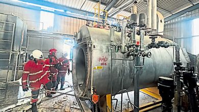 Photo of 工厂锅炉失火 男工烧死