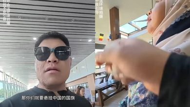 Photo of 视频〡为酒店没挂中国国旗怒怼经理 男子闹场后好尴尬