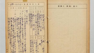 Photo of 侵华日军第516部队罪证档案《身上申告书》公布