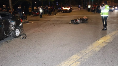Photo of 18岁骑士猛撞轿车后倒地身亡 警查车祸肇因