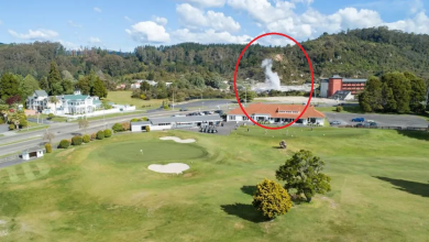 Photo of 纽西兰北岛5.9级地震! 高尔夫球场惊见火山喷发