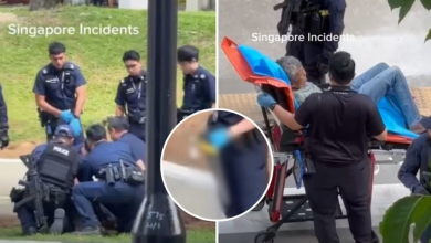 Photo of 男街头狂挥锯子拒缴械 遭警电击枪制伏
