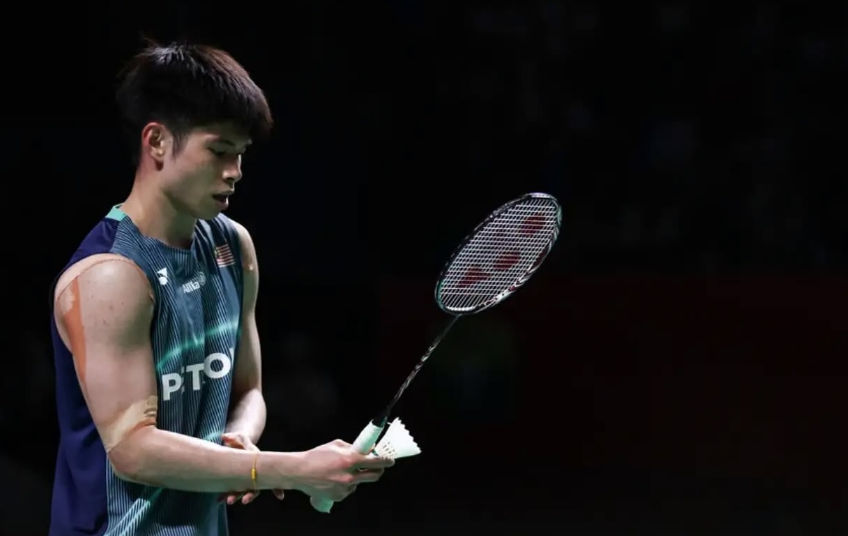 梁峻豪遭到小波波夫逆转后，今年仍无法突破16强门槛。（马羽总照片）