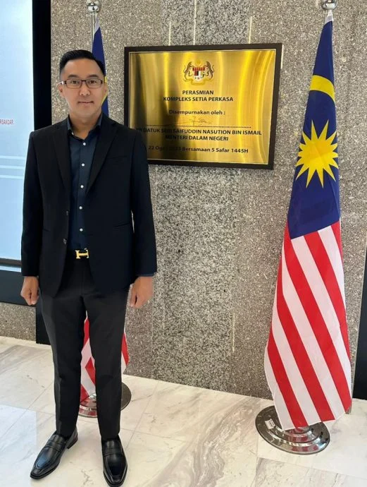 辜健鈫呼吁民众在接到这种以追债为名,目的是套取个资的电话时不要理会对方。(档案照)