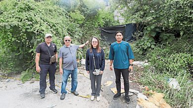 Photo of 柯鹏飞搭轻铁途经发现 巴刹后方空地藏垃圾堆