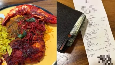 Photo of 扁担饭账单引网民热议 一只老虎虾竟要RM50