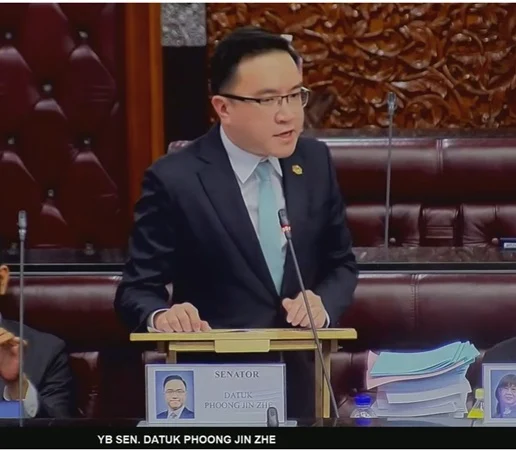 冯晋哲说,政府必须完善现有法律机制,加强跨国执法合作,以追究诈骗集团的幕后主脑。(视频截图)