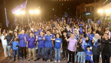 Photo of 【森州州选】沉香及拉杭国阵造势活动 全场大合唱《Satu Malaysia》