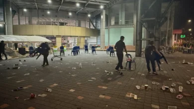 Photo of 甲广场和独立广场一样 民众看世界杯后留满地垃圾