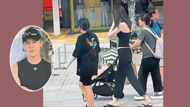 Photo of 陈伟霆一家三口度假 两保姆随行贴身护子