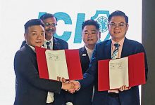 Photo of 【槟国际青商会理事就职礼】槟青商会凝聚三方合作 饮水过滤器捐社区