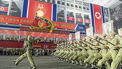 Photo of 韩战停战73周年 朝办夜间阅兵纪念