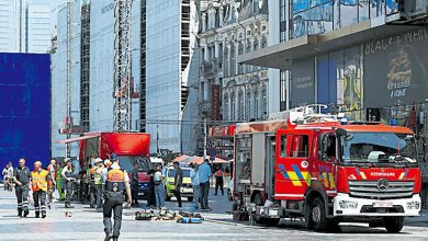 Photo of 布鲁塞尔市中心 翻新中大楼失火6人死