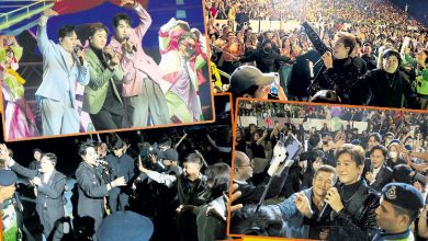 Photo of 《三个男人一个Show》演唱会 萧正楠曹永廉下台掀暴动 马国明大喊“冷静点”