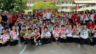 Photo of 玻华妇女组联办活动 学生动手学裹粽