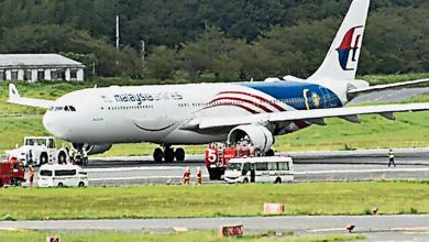 Photo of 日机场中止起飞 马航客机引擎冒烟
