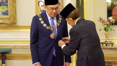 Photo of 苏丹册封授勋 安华膺汶皇室最高勋衔