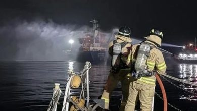 Photo of 韩国外海油轮失火 2船员罹难16人获救