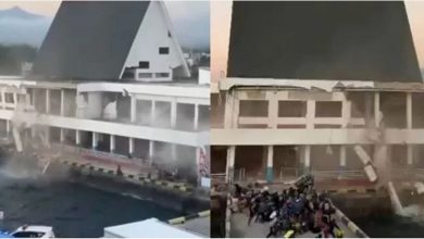 Photo of 印尼7.7级强震狂袭!候船室坍塌 数百乘客逃命