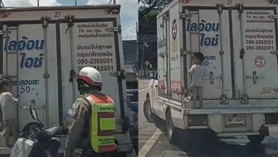 Photo of 太惊险!男童扒住运冰车尾随行 10公里才被交警发现救下