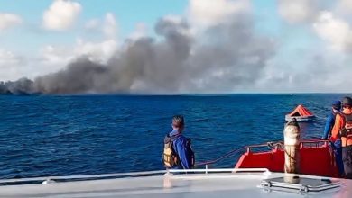 Photo of 客轮峇厘岛海域起火 130人紧急逃生