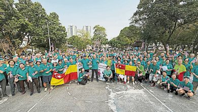 Photo of 白沙罗再也乐龄活动 150人欢乐健康徒步