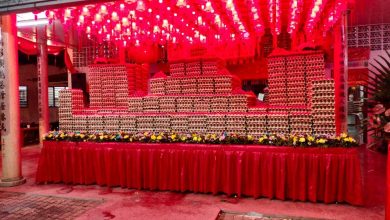 Photo of 红蛋盛会破纪录 12万2628粒红鸡蛋祭神