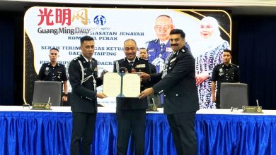 Photo of 太平警区迎首位印裔主任 沙拉瓦南正式履新