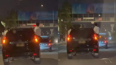 Photo of 疯狂庆祝结婚 7大学生及毕业生车窗探身玩命