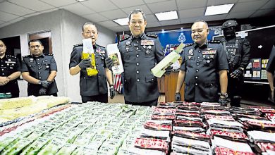 Photo of 仓库查获849万毒品 柔警捕2男追缉头目