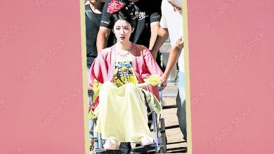 Photo of 录影综艺不慎伤脚 王楚然坐轮椅拍剧