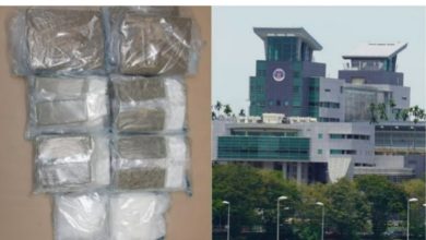 Photo of 图运百万元毒品入狮城 大马男兀兰关卡被捕