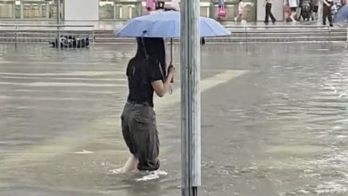 Photo of 台风“白海豚”大雨灌爆无锡变“水城”　民众上班如开船 时雨量全国第一