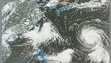 Photo of “沙德尔”稍后袭沖绳 西太平洋罕见3台共舞