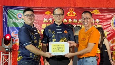 Photo of 沈志强拨1万助高溪排球公会 吁华社组织推动青年体育