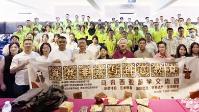 Photo of 侨派砖雕走进新民独中 近百师生体验闽南非遗魅力