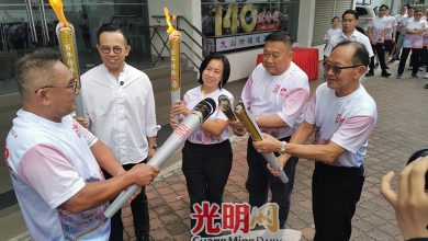 Photo of 大山脚福德正神140周年庆典〡火炬跑途经5华校 福德正神会守护华教