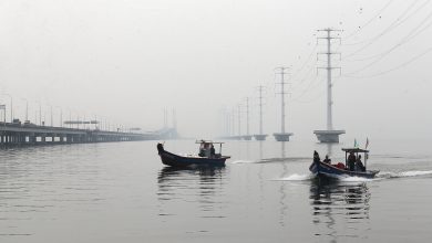 Photo of 烟霾笼罩槟城 大山脚消失了