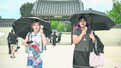 Photo of 连5天冲破40度 韩梁山气温飙至42.5℃