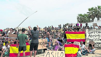 Photo of 不愿被遣返摩洛哥 数百移民休达抗议求庇护