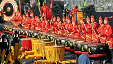 Photo of 二十四节令鼓首登国庆庆典 5族鼓艺齐声展多元文化