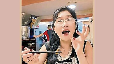 Photo of 张慧仪 吃虫吓到花容失色