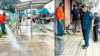 Photo of 老翁滞留逾一周留下垃圾 怡市厅巴士站除污