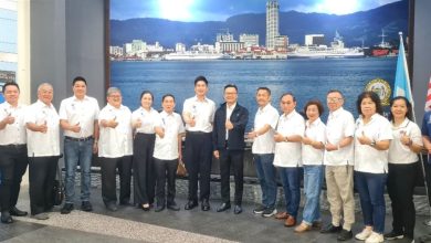 Photo of 叶福鏻率槟中元联合会众执委 拜访槟港务局与杨顺兴交流