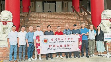Photo of 孙中山诞辰160週年 中代表团访檳华堂交流