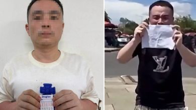 Photo of 柬街头跪哭喊求回国 !警介入后揭真相 中国男尿检呈阳