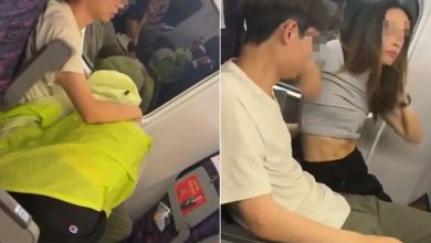 Photo of 中国高铁疑活春宫   情侣被拍仍继续亲密